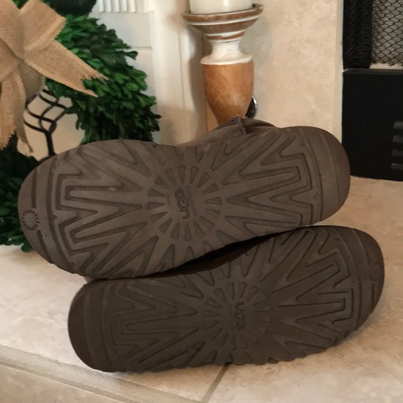 UGG Brown Classic Tall Leather Boots - Picture 5 of 8